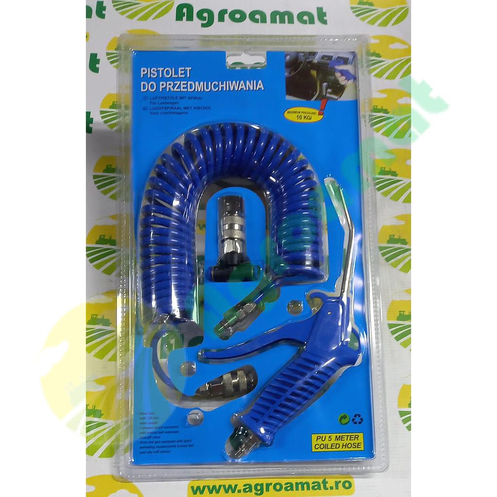 Pistol cu Furtun Aer Curatat Cabina