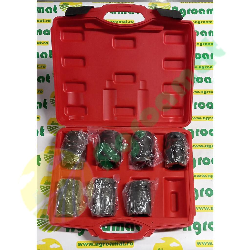 Set chei tubulare 7 buc (24-27-30-32-33-36-38)