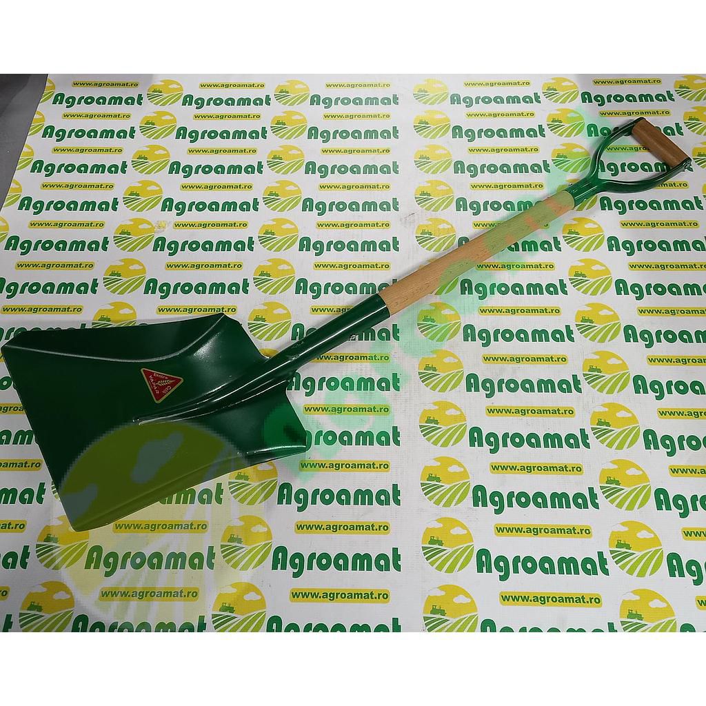 Lopata dreapta 1.7x280x350mm coada de lemn cu maner