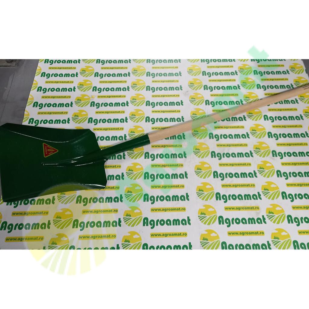 Lopata dreapta 1.7x280x350mm cu coada de lemn 1200mm