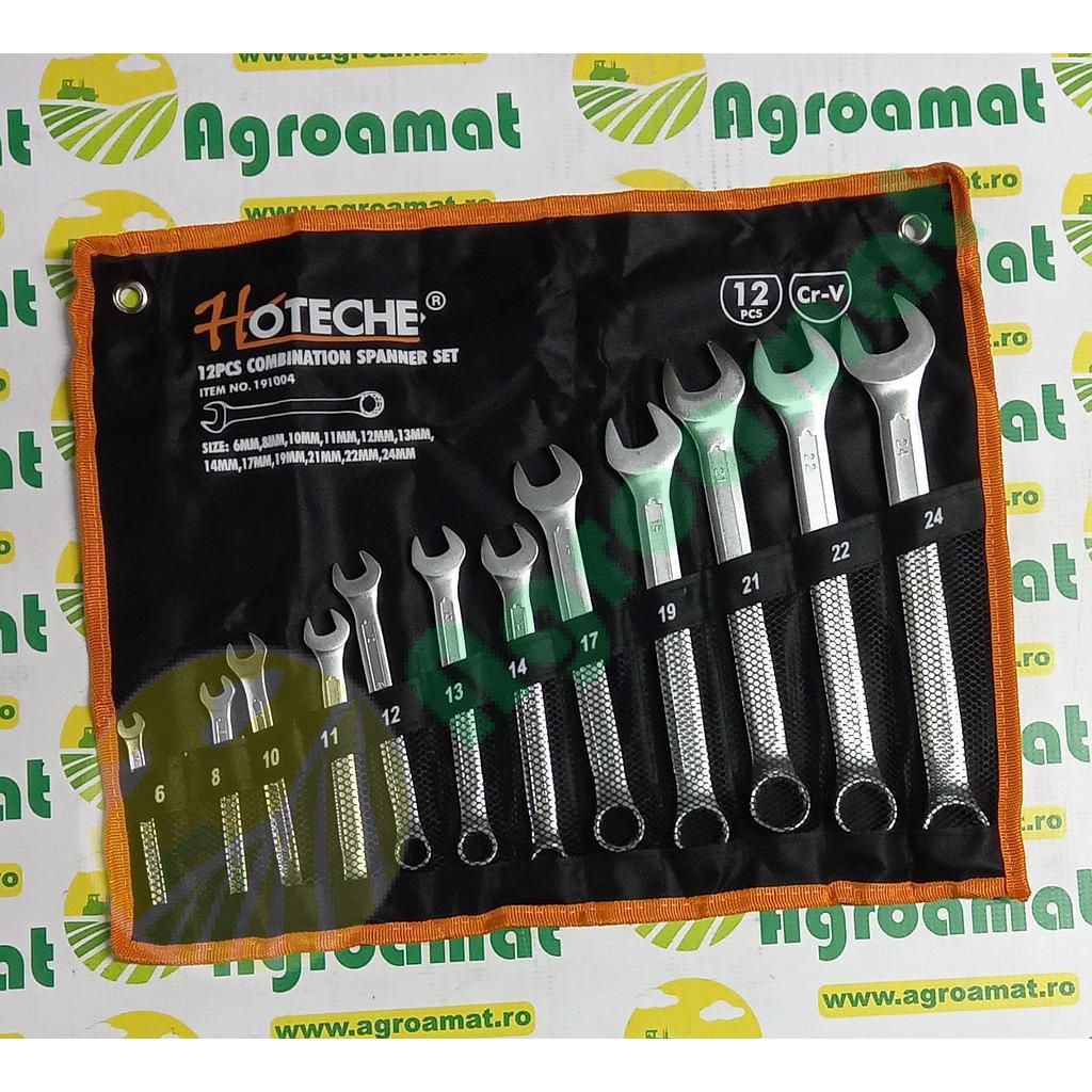 Set chei combinate fixe si inelare 12 buc. 6-24mm