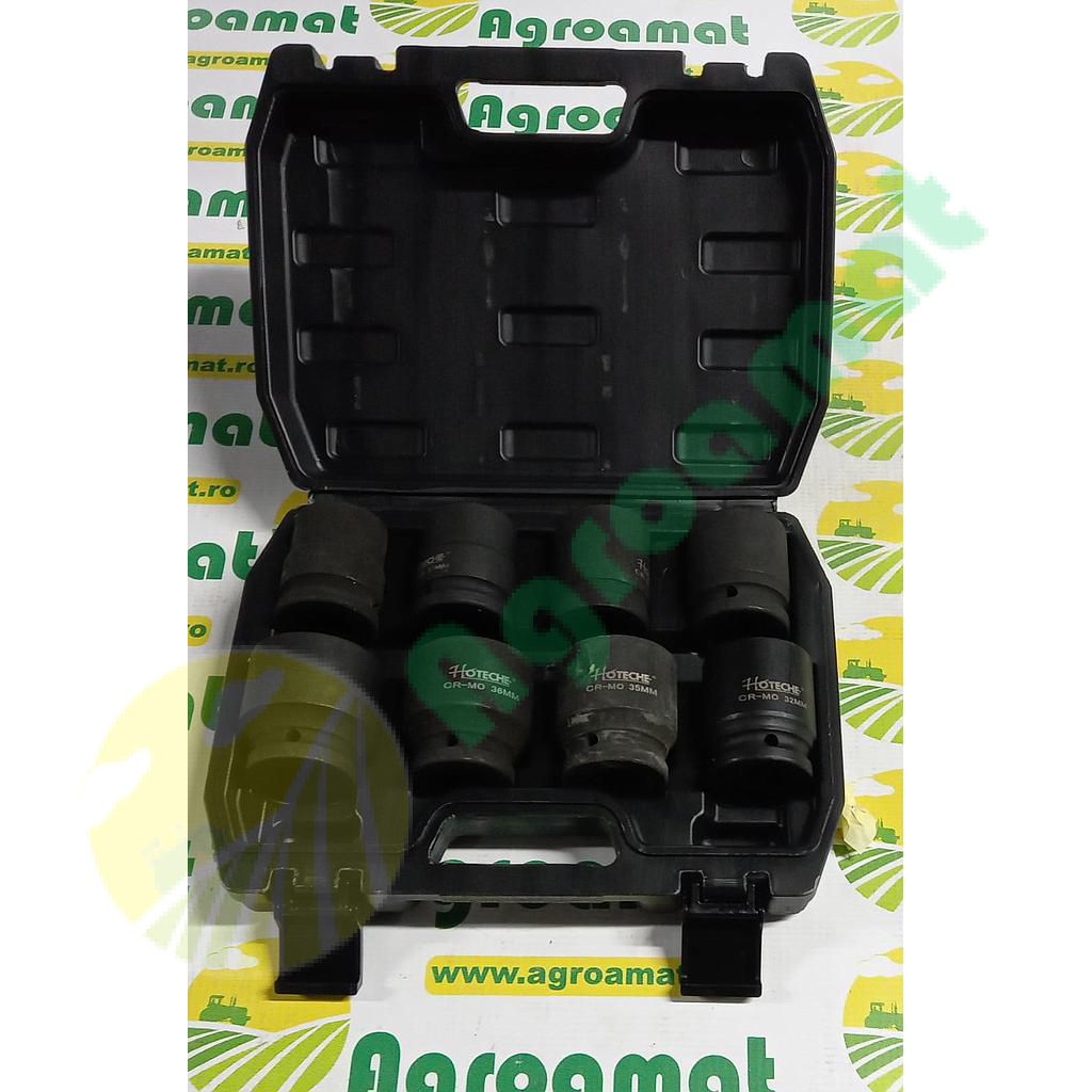 Trusa cap tubulare profesionale de impact cu prindere 3/4 8 piese 26-38mm