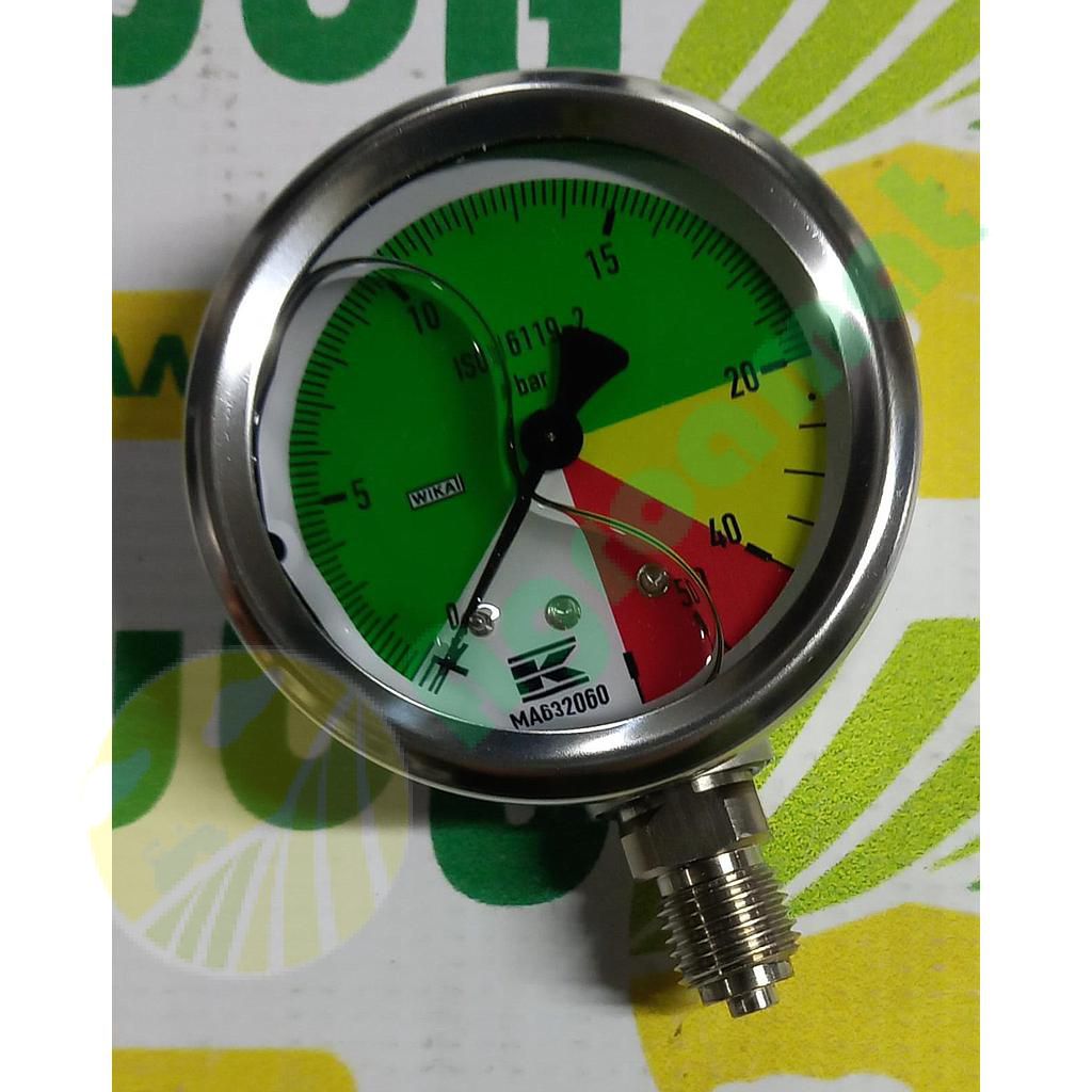 Manometru 63 1/4” AHL inferior fix