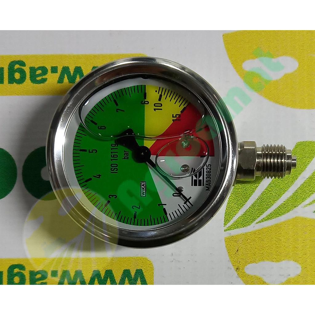 Manometru 63 1/4” AHL inferior fix