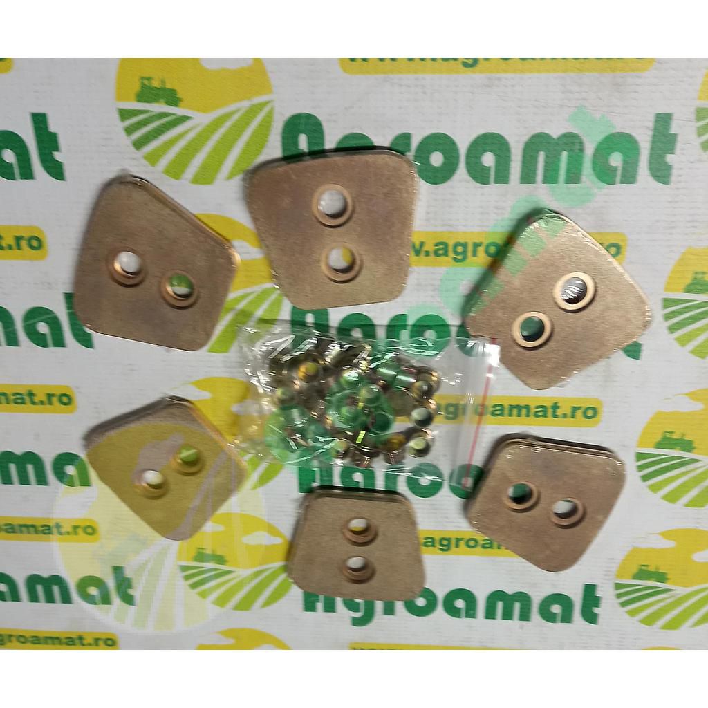 Set 12 ferodouri 4.8mm cu nituri