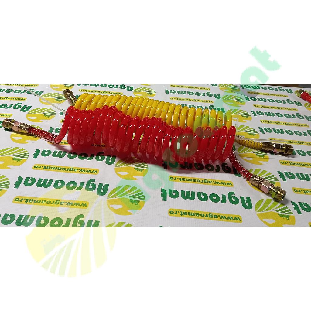 Set furtun aer semi-remorca rosu+galben