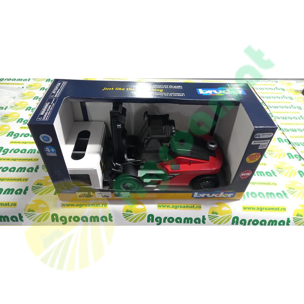 Motostivuitor Linde HT160 cu palet si 3 boxpaleti