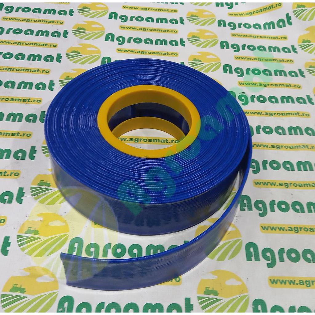 Furtun plat din PVC 2&quot; x 20m