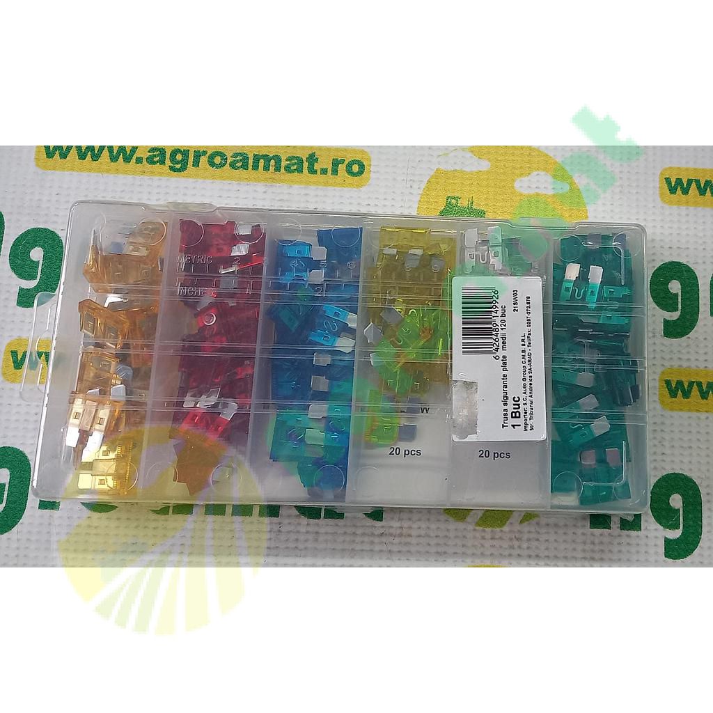 Trusa sigurante electrice auto medii 120 piese