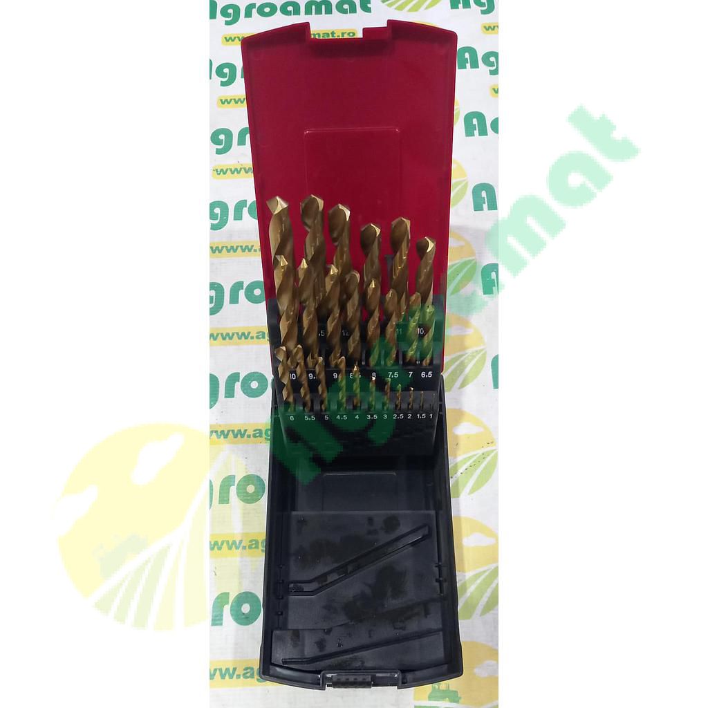 Set burghie titan 1-13mm, 25buc