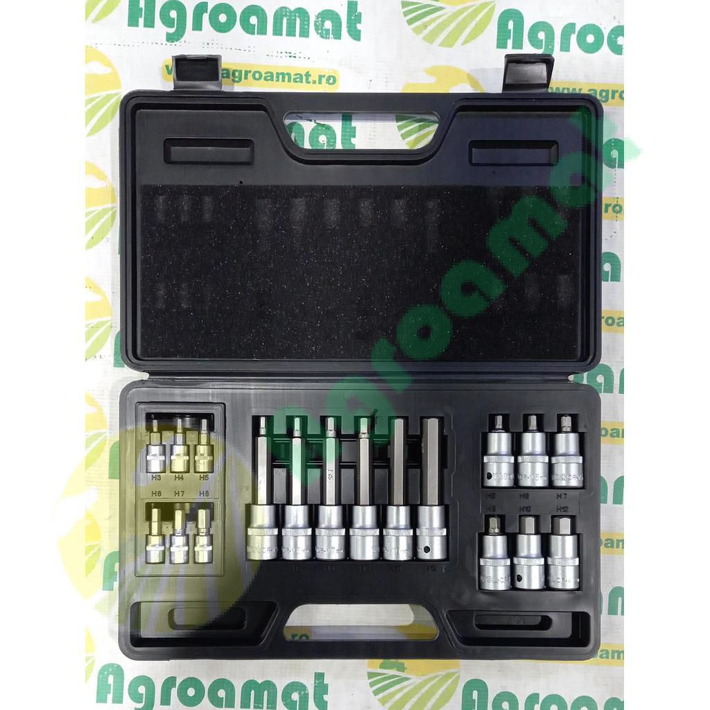 Trusa biyi 18buc, 3-12mm