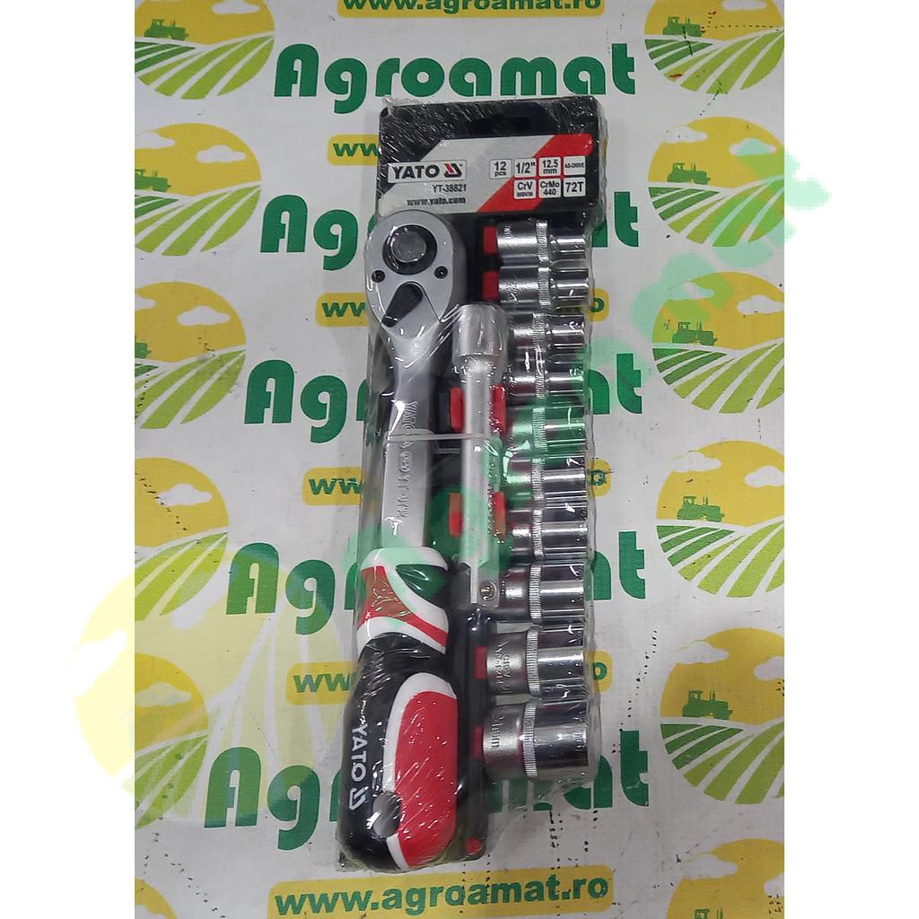 Trusa tubulare 12piese 1/2