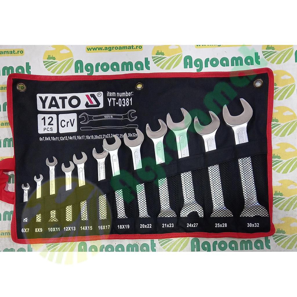 Set chei fixe 6x7x30x32mm, 12buc
