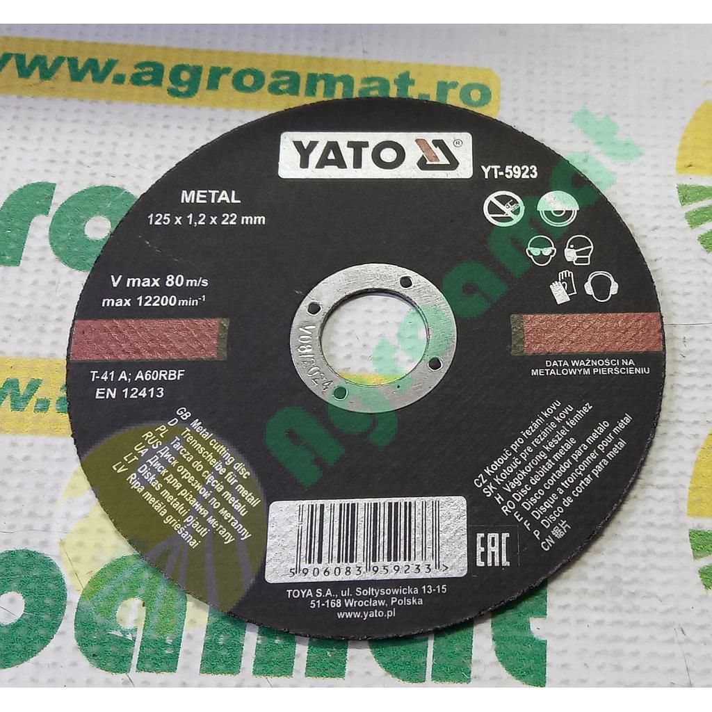 Disc Debitat Metal 125x1.2x22mm