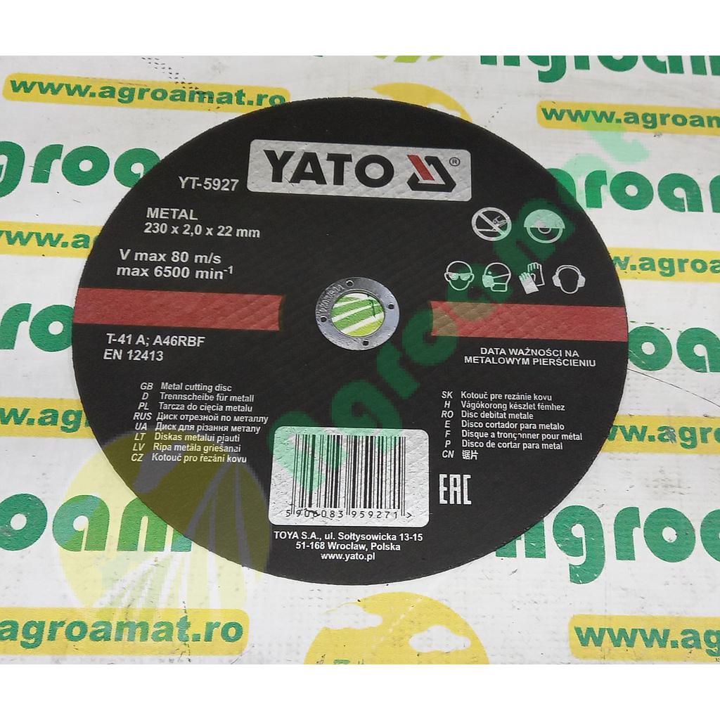 Disc Debitat Metal 230x2x22mm