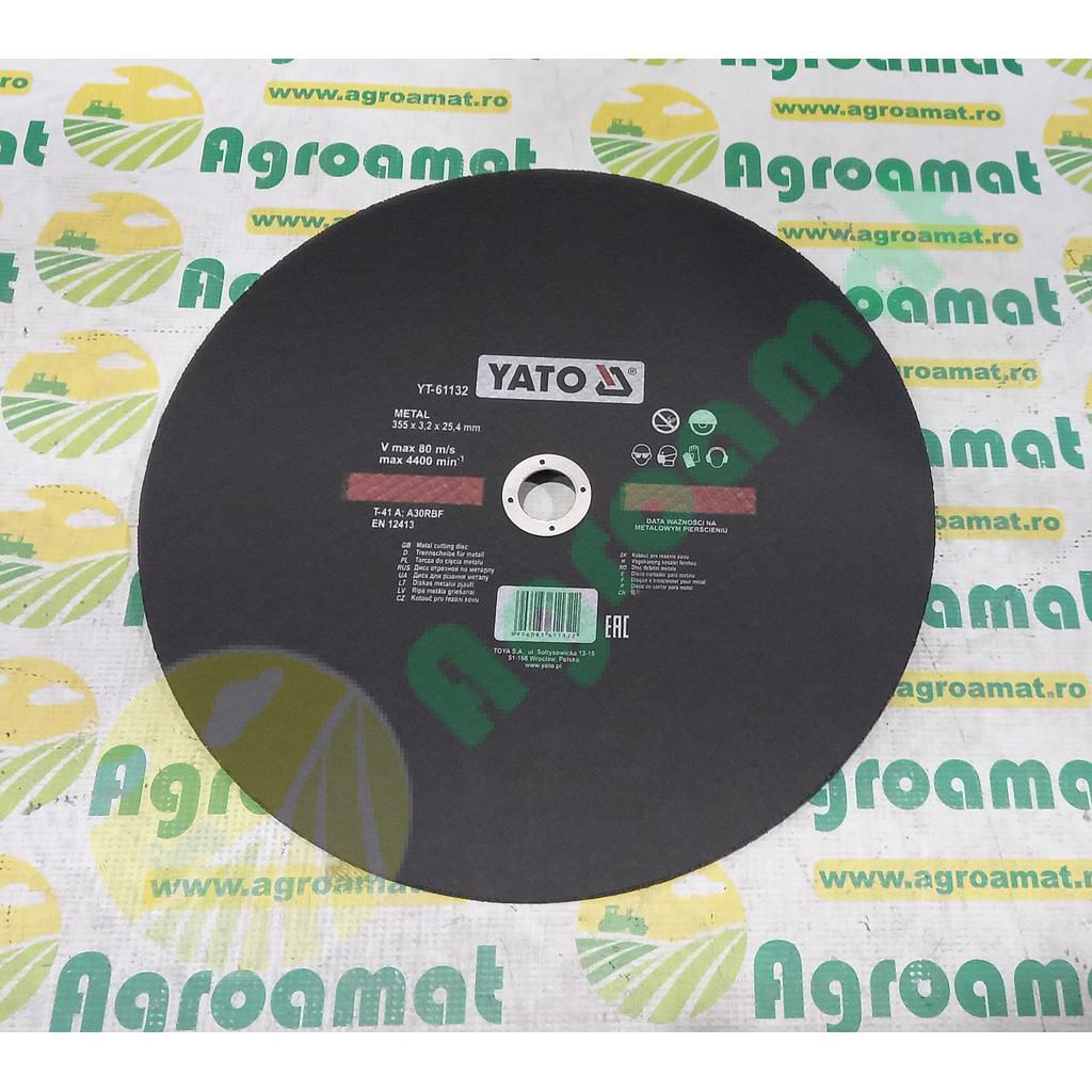 Disc Debitat Metal 355x25.4x3.2mm