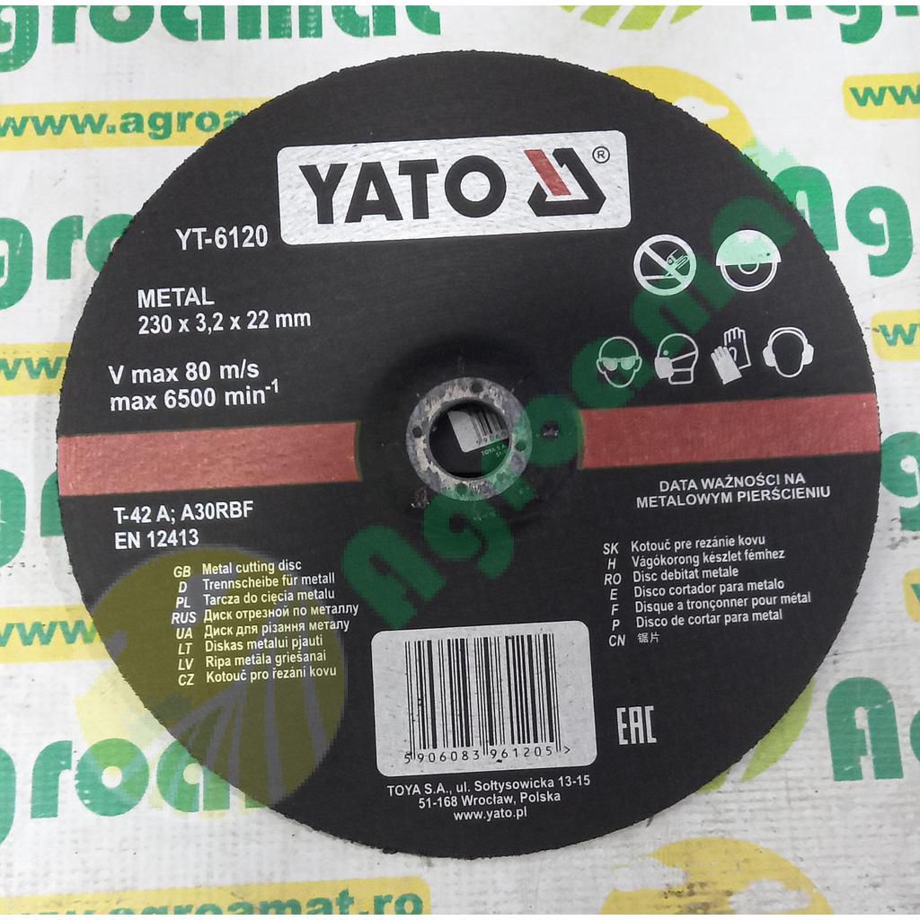 Disc Taiat Metal 230x3.2x22mm