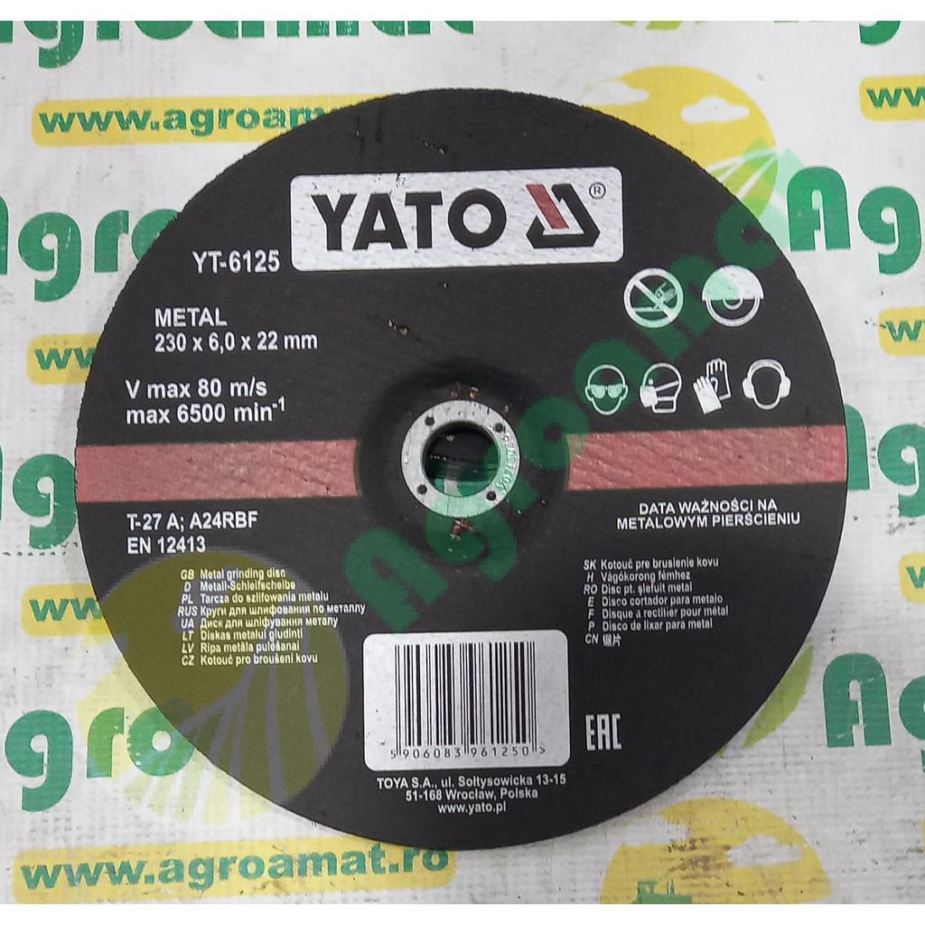 Disc Slefuit Metal 230x6x22mm