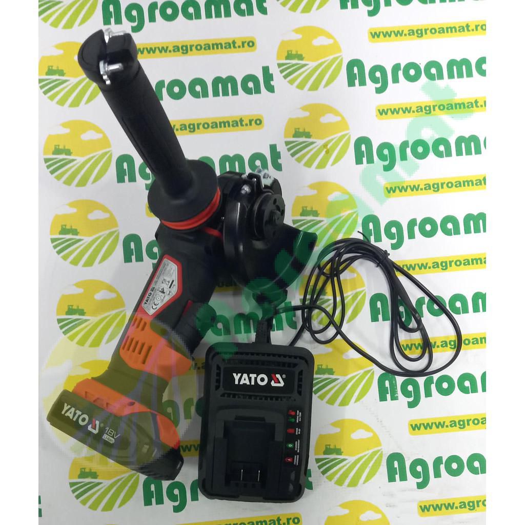 Polizor Unghiular cu Acumulator 18V, 125M LI-ION