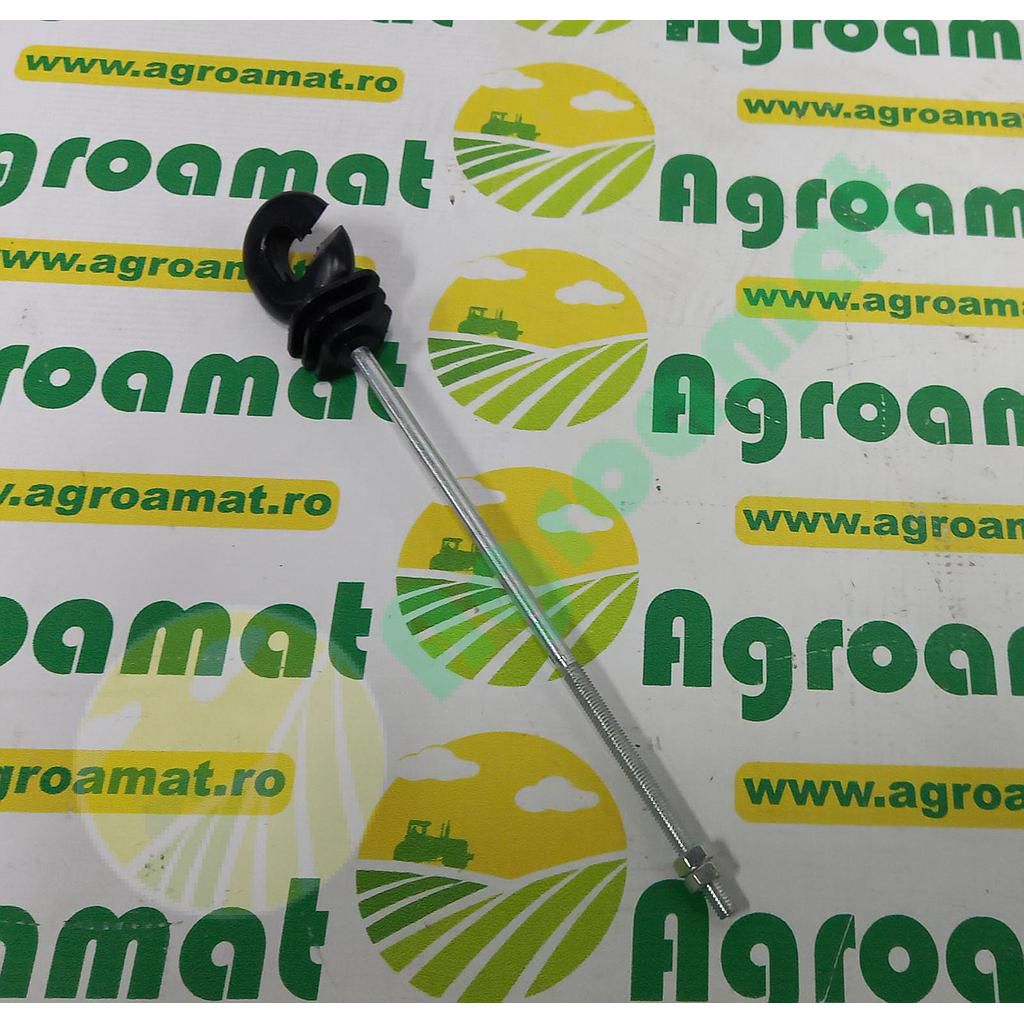 Izolator Inelar cu Tija Filetata 250mm M6