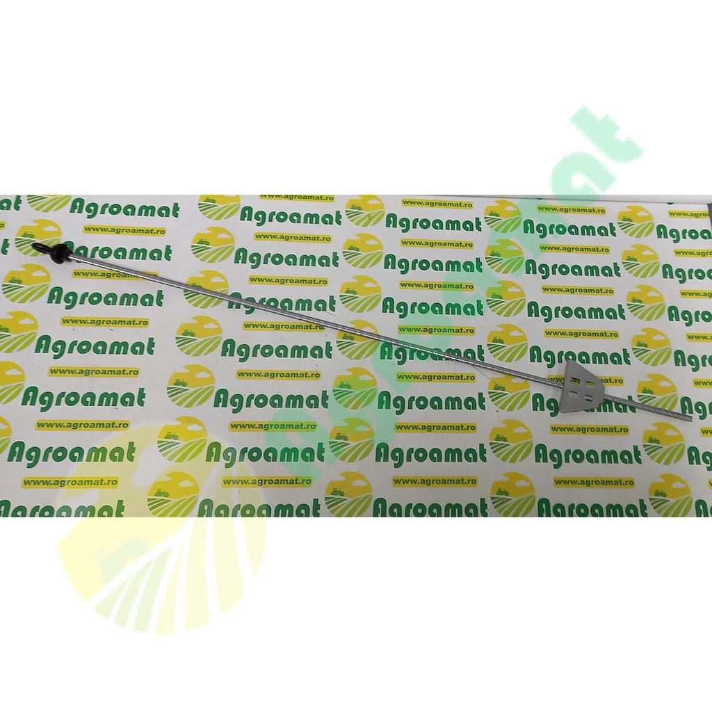 Stalp Metalic 1080mm cu Izolator 59x33mm