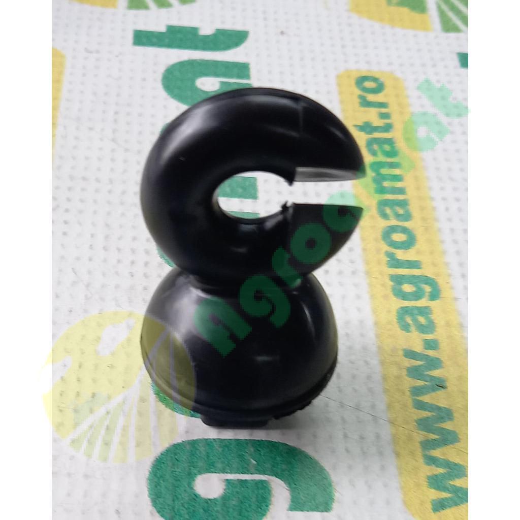 Izolator Inelar Negru pentru Stalp Metalic