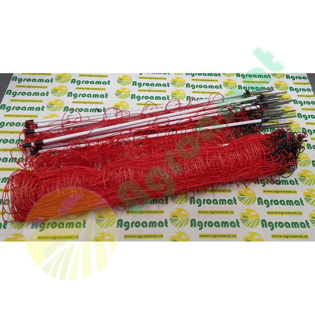 Plasa gard electric oi 90/2-14/W portocalie