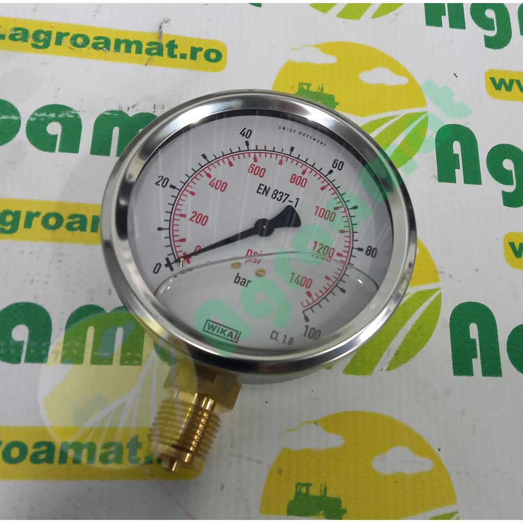 Manometru cu Glicerina 100 Bar