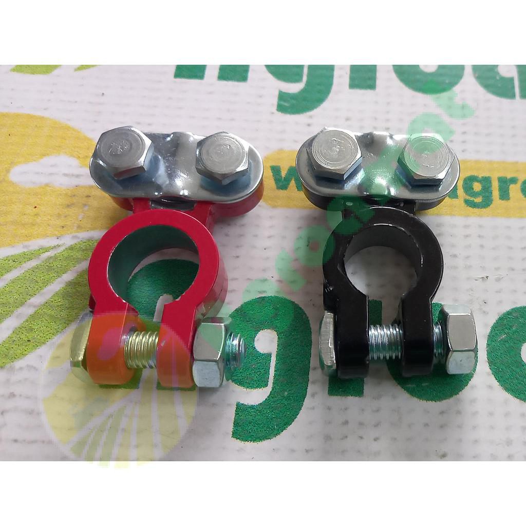 Set Borne Baterie Rosu-Negru