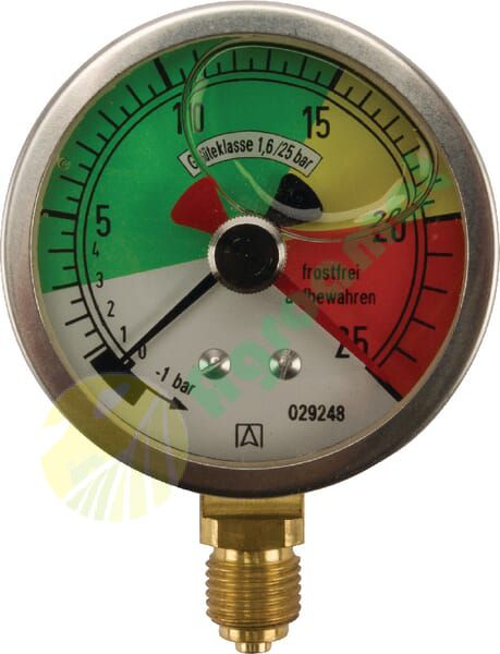 Manometru 63 0-25 jos