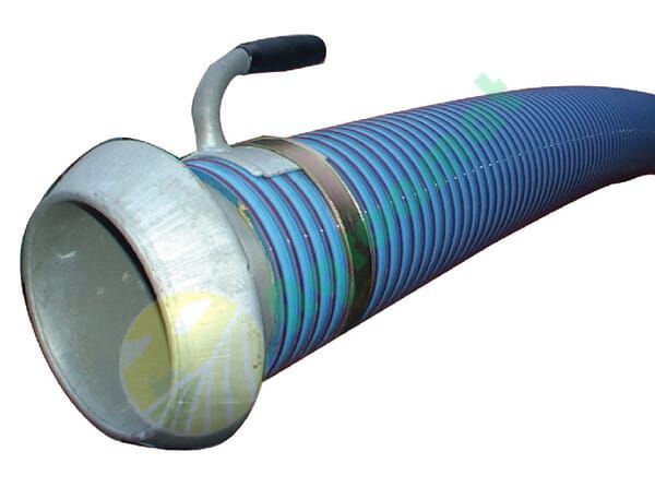 Furtun de aspirație albastru/roșu 6" 4m