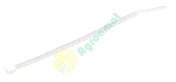 Colier pentru cabluri 2,5x200mm alb