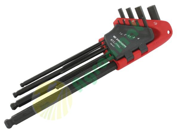 Set imbusuri hexagonale lungi cap sferic 9 piese