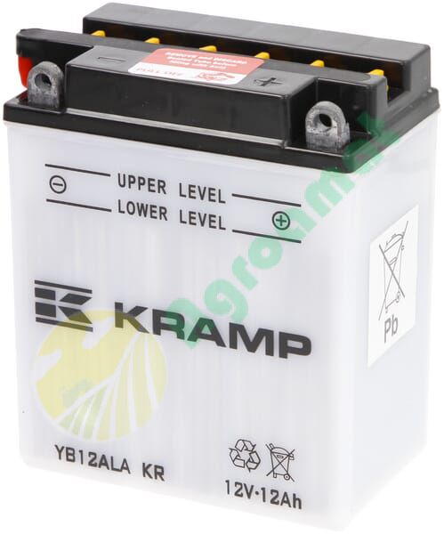 Baterie 12V 12Ah 165A cu pachet acid Kramp