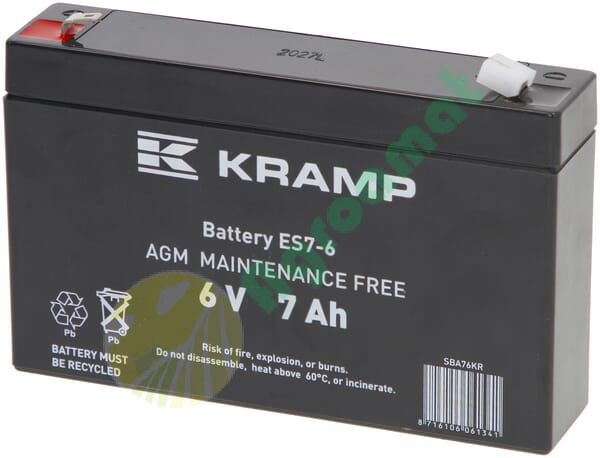 Baterie 6V 7Ah sigilată Kramp