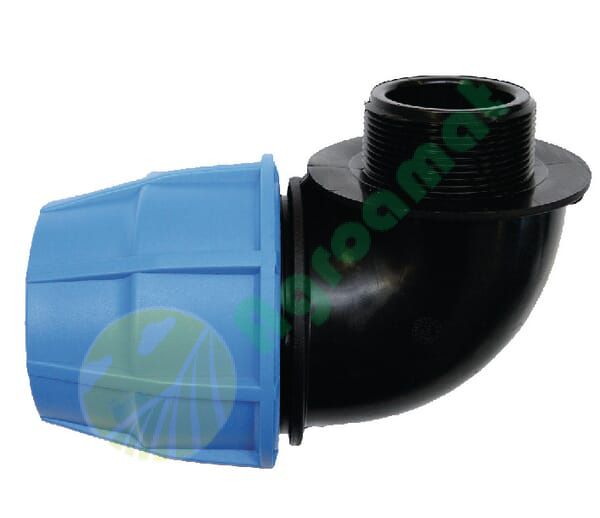 Cuplă cu cot S16 tată 32mm x 1/2"