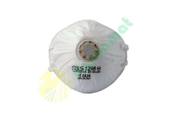 Semi-mască BLS 129BW FFP2 R D cu supapă