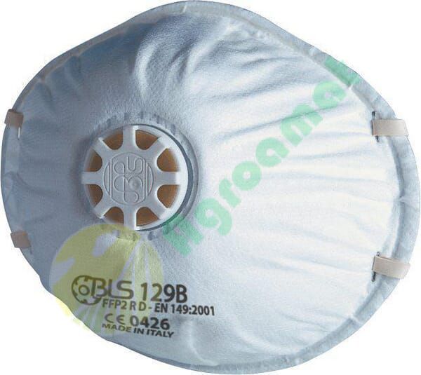 Semi-mască BLS 129BW FFP2 R D cu supapă 15 buc. per cutie