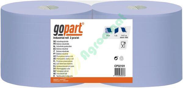 Prosop hârtie albastră 230mmx370m gopart