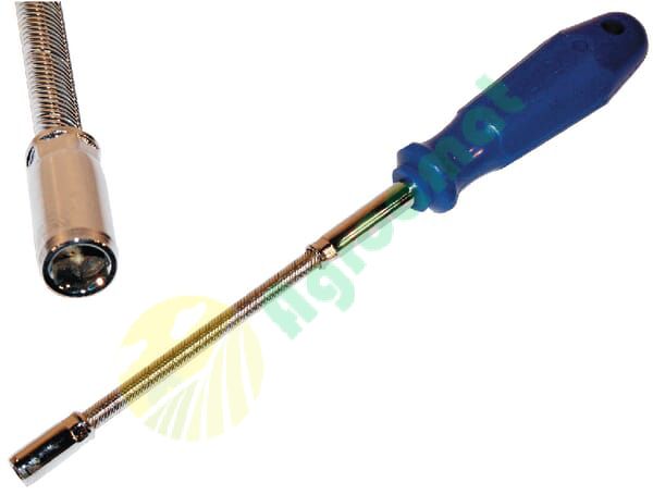 Șurubelniță flexibilă cu adaptor pentru capete 7mm ABA