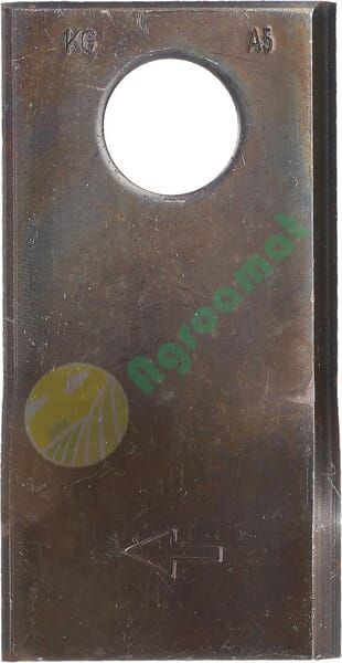 Lamă cositoare dreapta 93x47x3mm orificiu 19mm pachet 25 buc. potrivită pentru Taarup/PZ