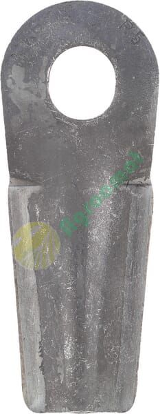 Lamă cositoare stânga/dreapta 127x50x4mm orificiu 23x20,8mm oval pachet 25 buc. potrivită pentru Taarup