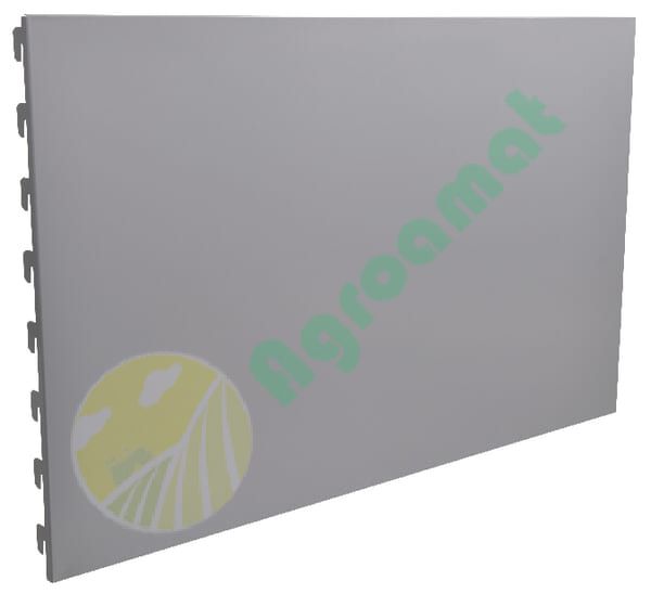 Panou 40x66,5cm alb/aluminiu