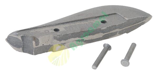 Vârf brăzdar de semănătoare în rânduri cu nituri