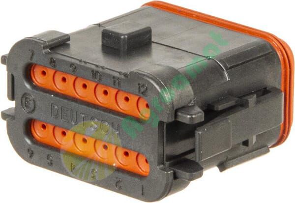 Plug housing 12 P. Fem. DT sch