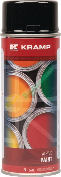 Spray vopsea neagră profund RAL 9005 400ml