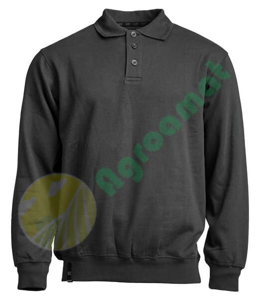 Tricou polo cu mânecă lungă M/40 unisex negru Kramp Original