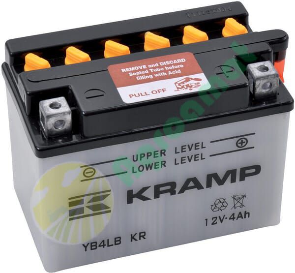 Baterie 12V 4Ah 45A cu pachet acid Kramp