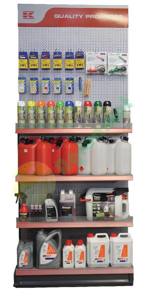 Modul comercial lubrifianți motofierăstrău și produse marcare 240x100cm
