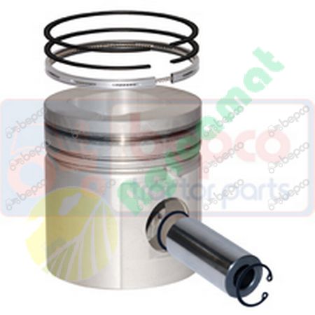 PISTON WITH RINGS Ø 100 mm - STD